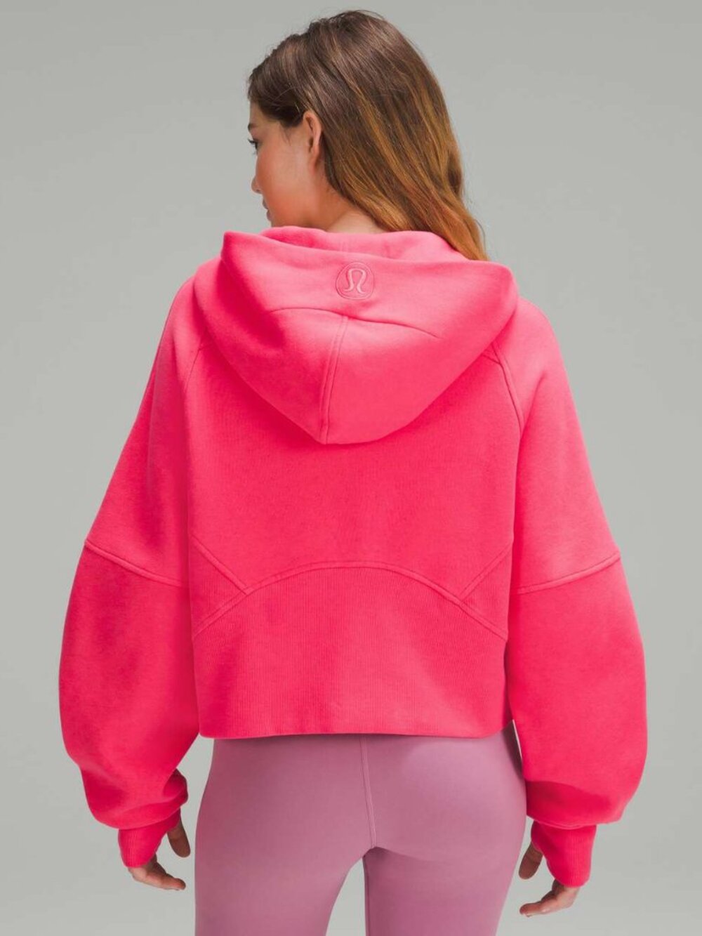 Lululemon Scuba Oversized Half Zip Hoodie in Lip Gloss - Picture 2 of 6